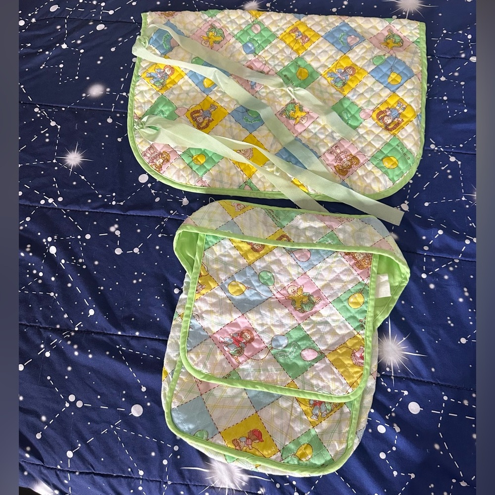Vintage Cabbage Patch Kids Quilted Cloth Diaper Bag and
Sleeping Bag